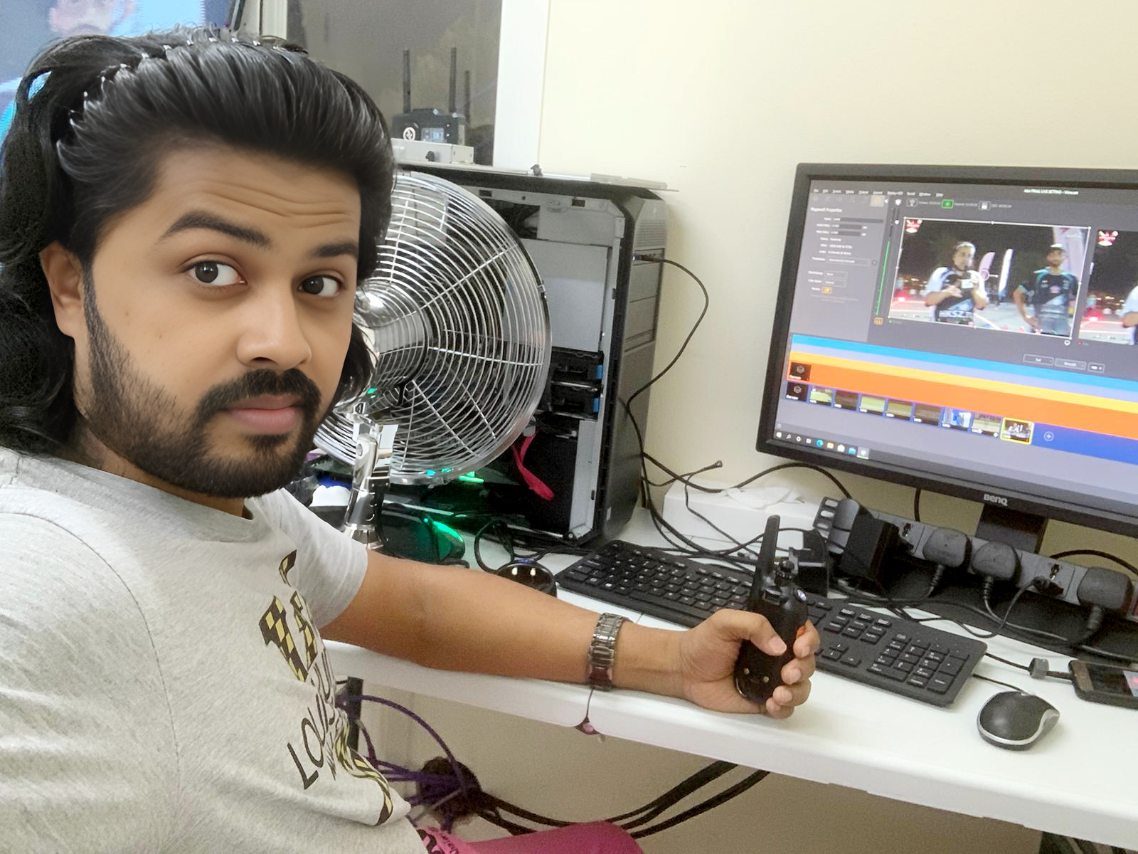 Virtual conference production